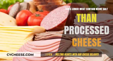 Lunch Meat vs. Processed Cheese: Which Has More Salt?