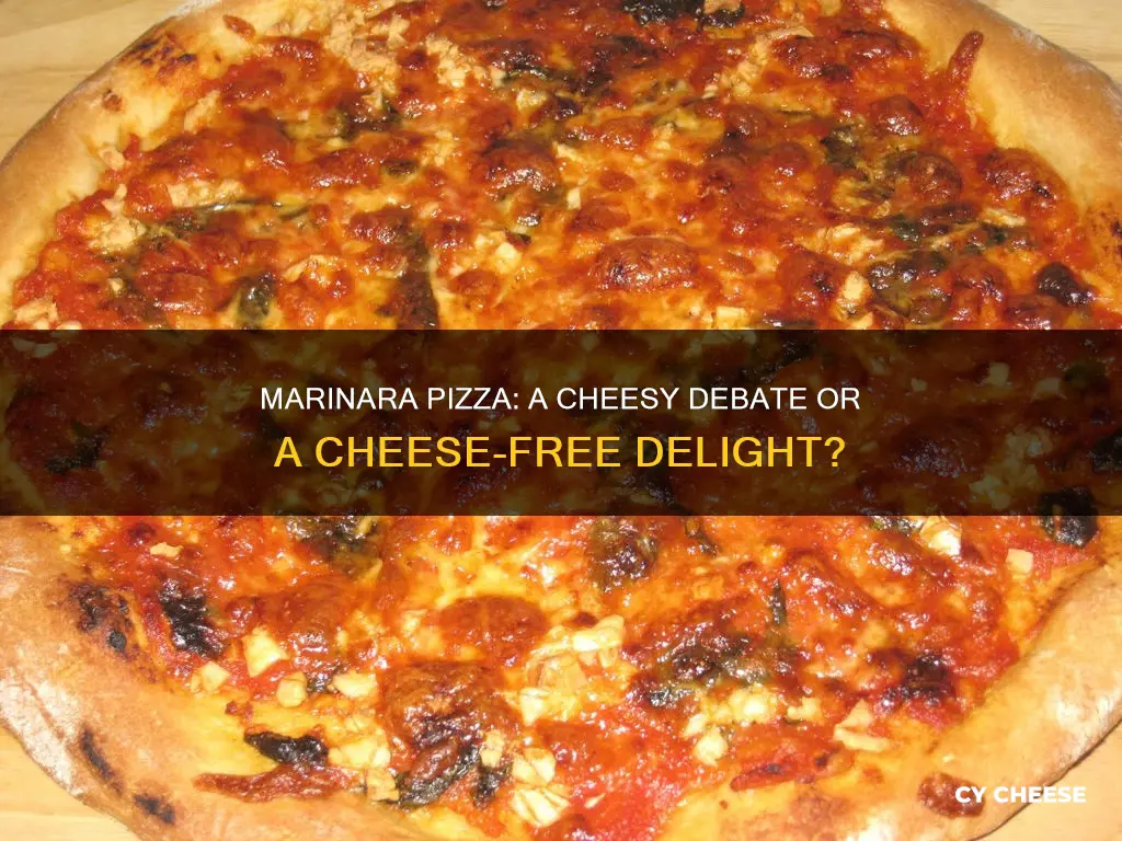 does marinara pizza have cheese