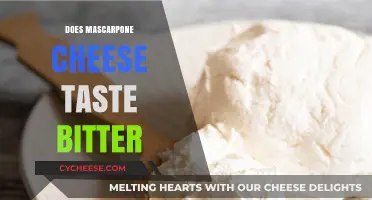 Does Mascarpone Cheese Taste Bitter? Exploring Its Creamy Flavor Profile