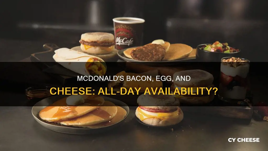 does mcdonalds serve bacon egg and cheese biscuits all day