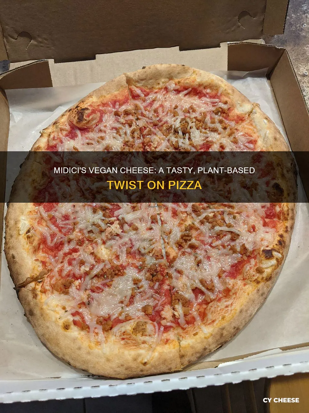 does midici pizza have vegan cheese