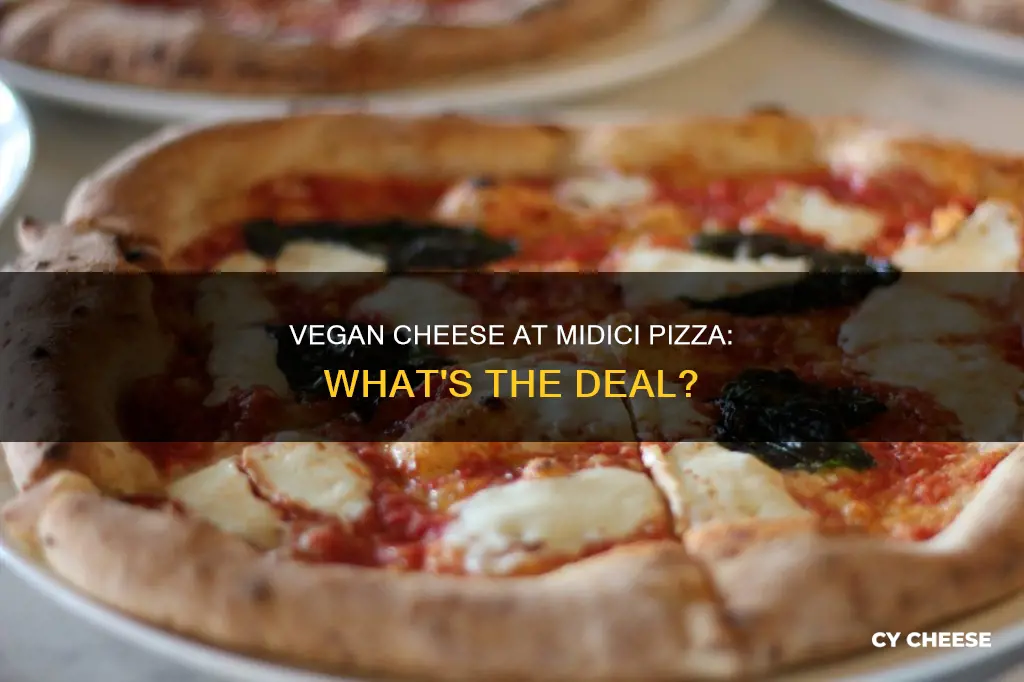 does midici pizza have vegan cheese