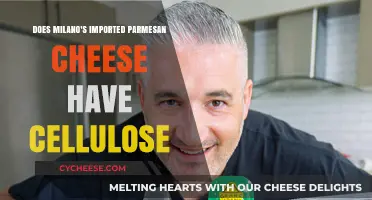 Imported Parmesan Cheese: Cellulose in Milano's?