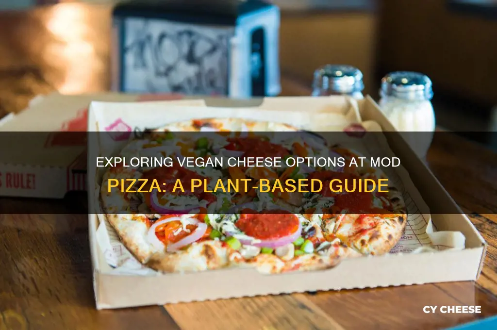 does mod have vegan cheese