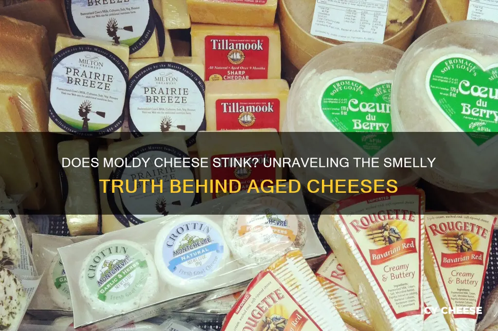 does moldy cheese stink