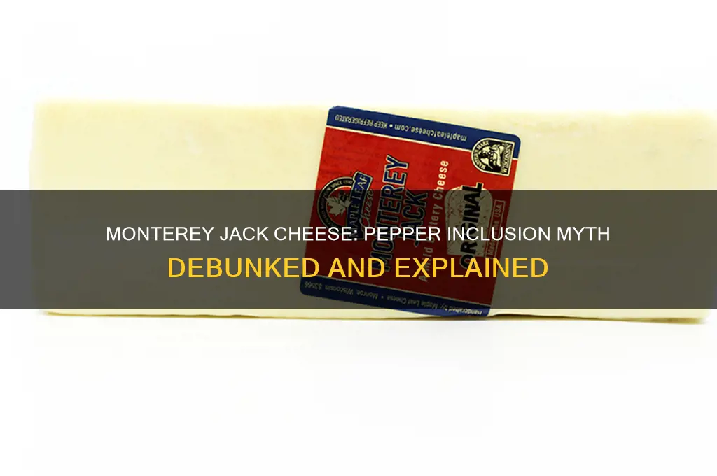 does montery jack cheese have peppers in it