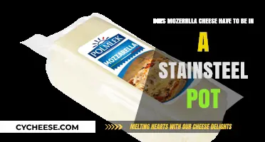 Mozzarella Cheese Storage: Stainless Steel Pot Necessity Explained