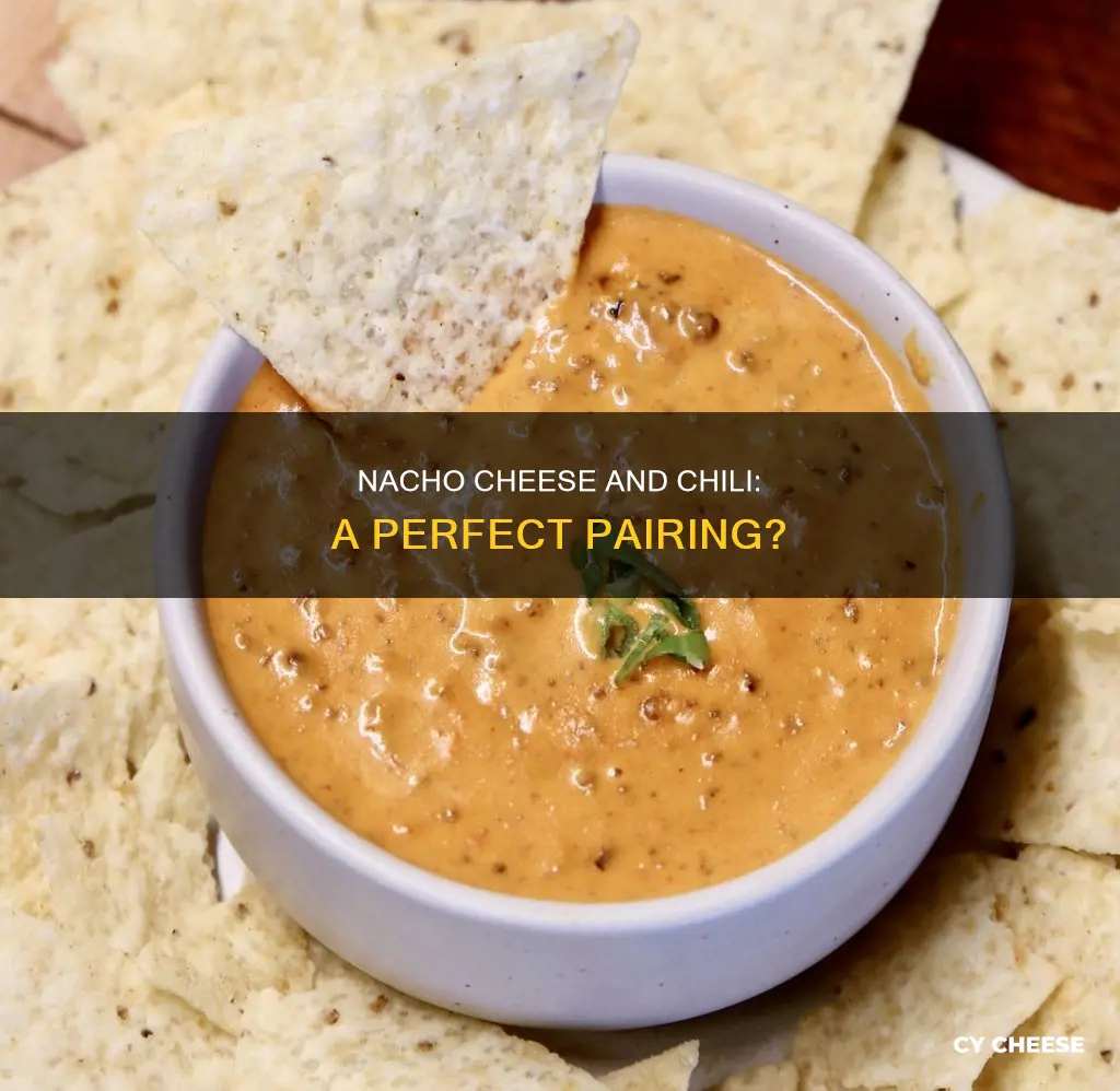 does nacho cheese served with chili sauce
