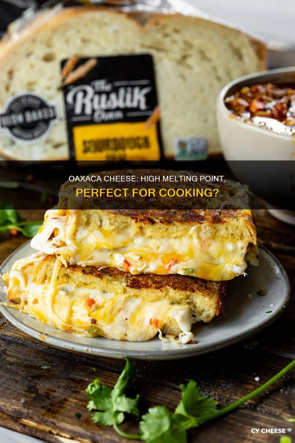 does oaxaca cheese have a high melting point