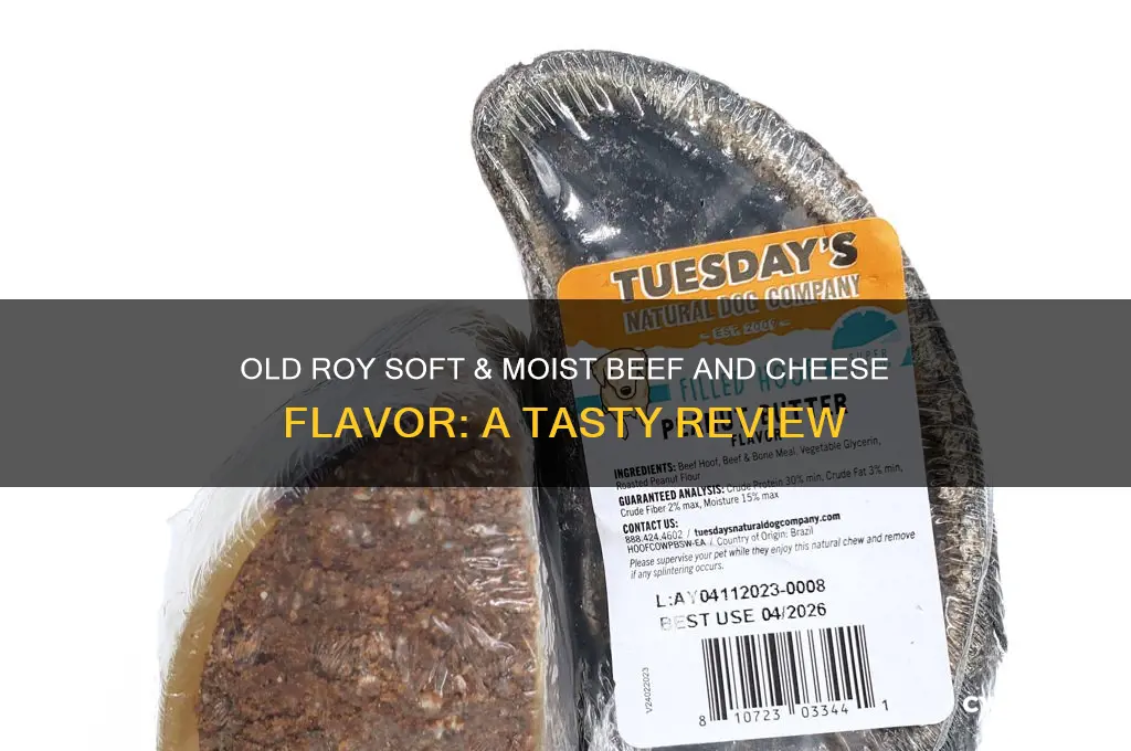 does old roy soft and moist beef and cheese flavor