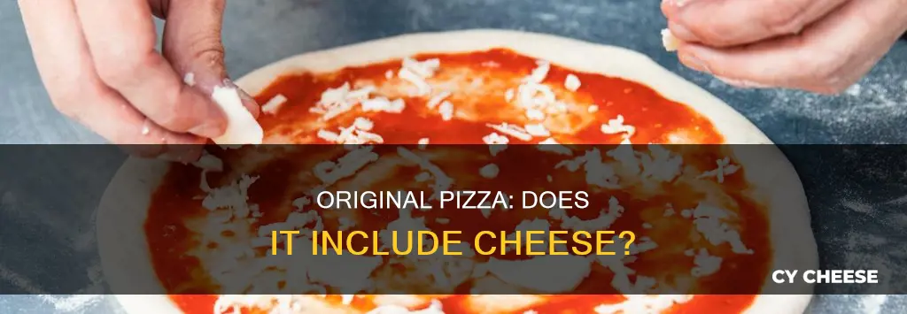 does original pizza have cheese