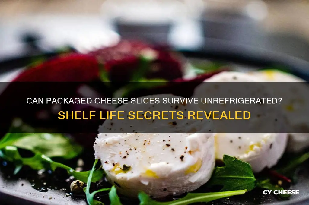 does packaged cheese slices spoil if not referigerated
