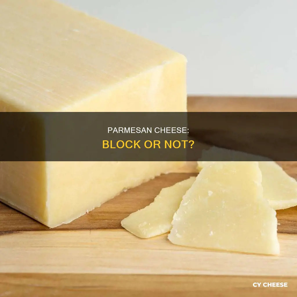 does parmesan cheese come in a block