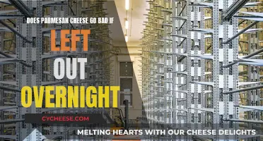 Parmesan Cheese: Overnight Storage and Freshness