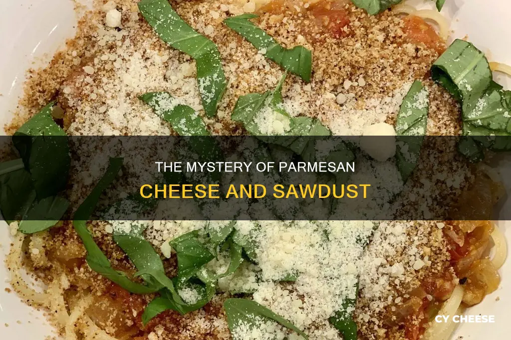 does parmesan cheese have sawdust in it