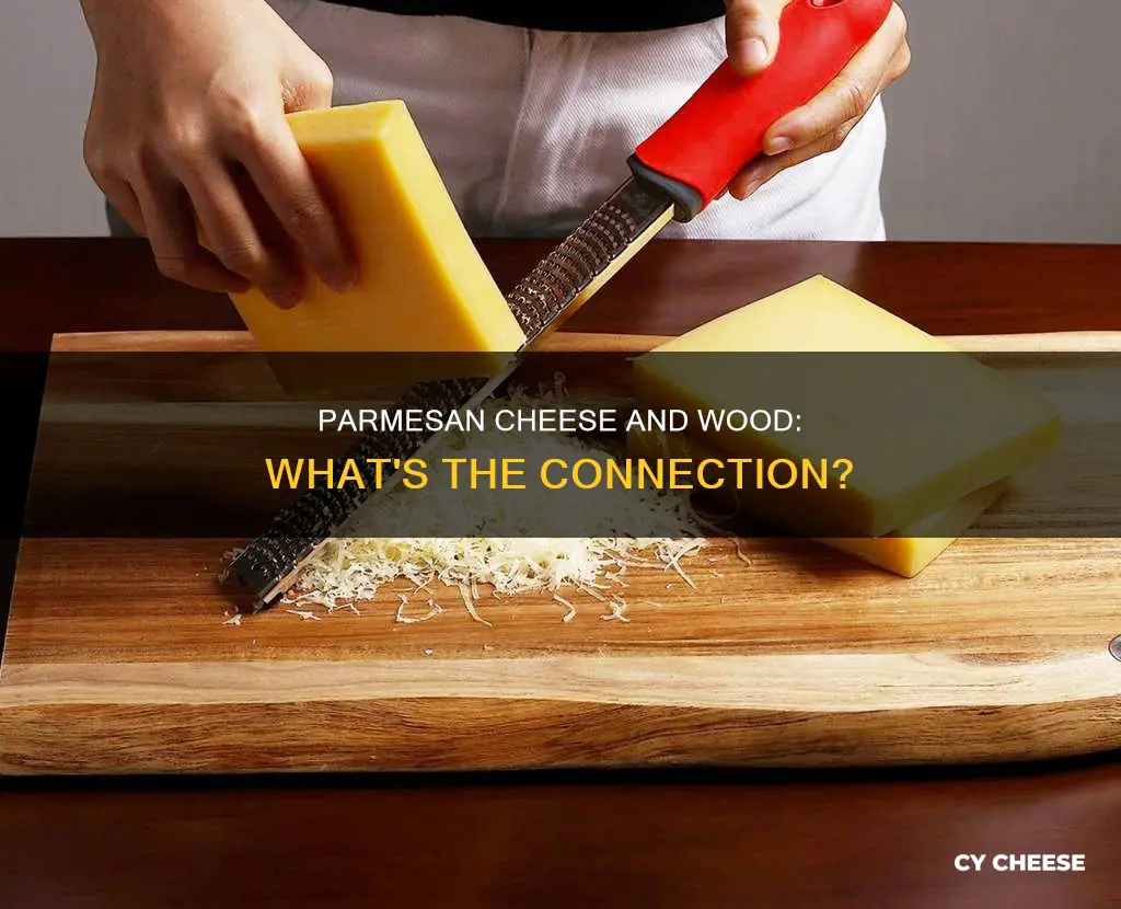 does parmesan cheese have wood in it