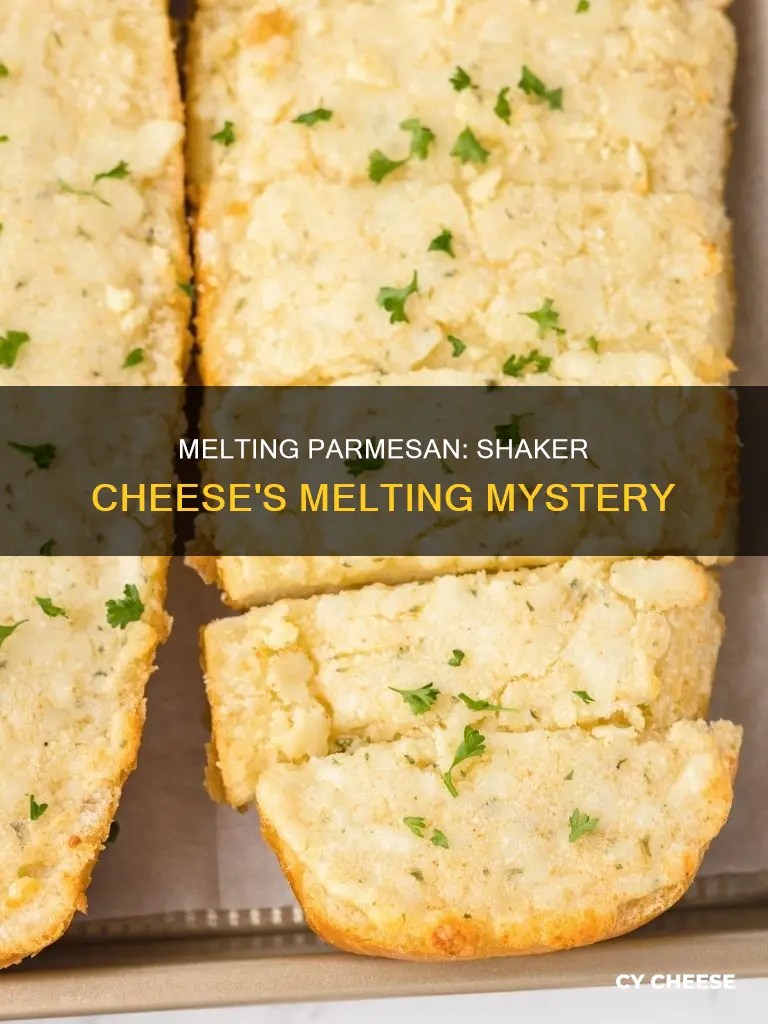does parmesan cheese in shaker container melt
