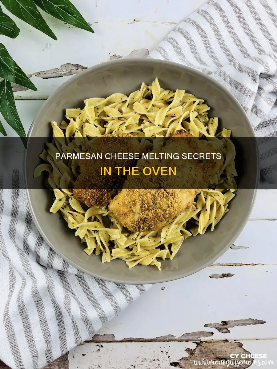 does parmesan cheese melt in oven