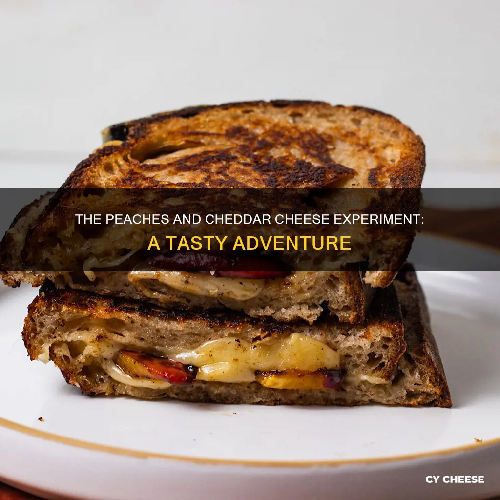 does peaches and chedder cheese go together