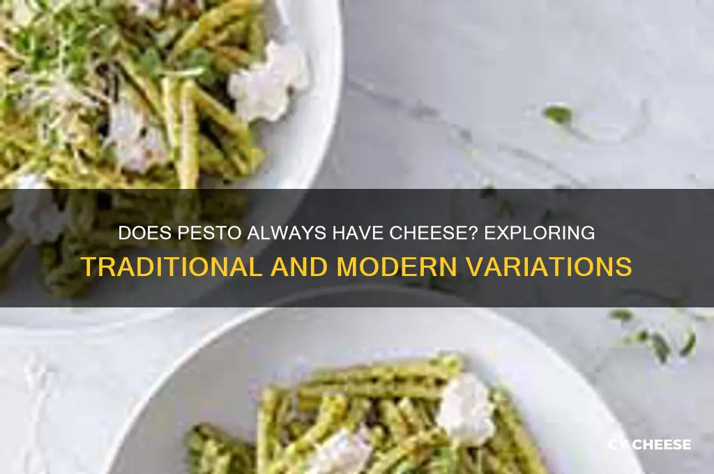 does pesto always have cheese