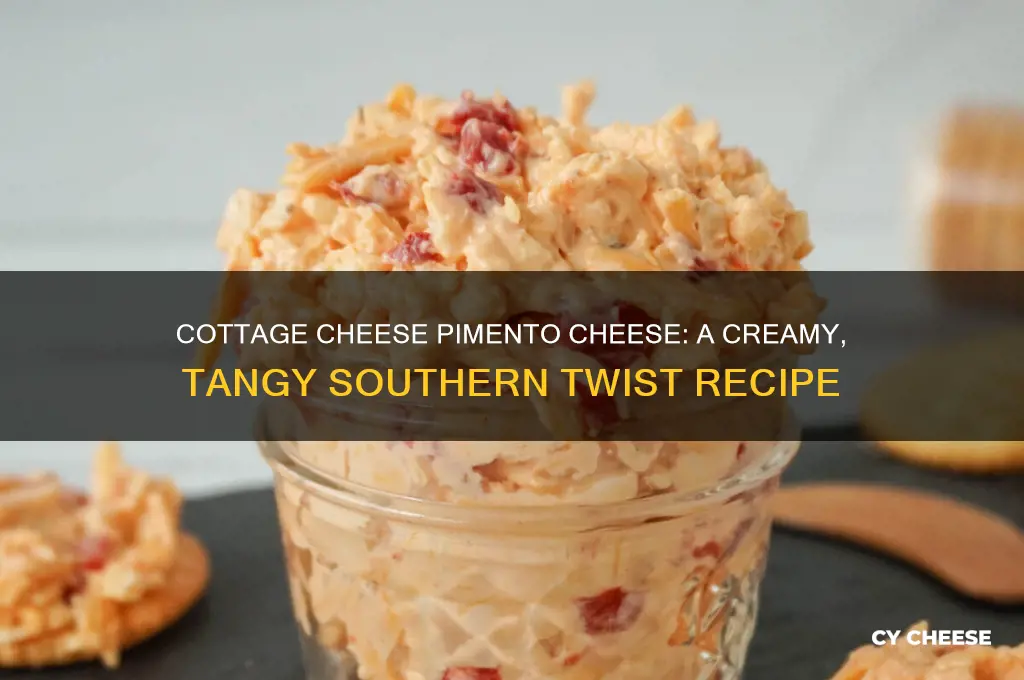 does pimento cheese made from cottage cheese
