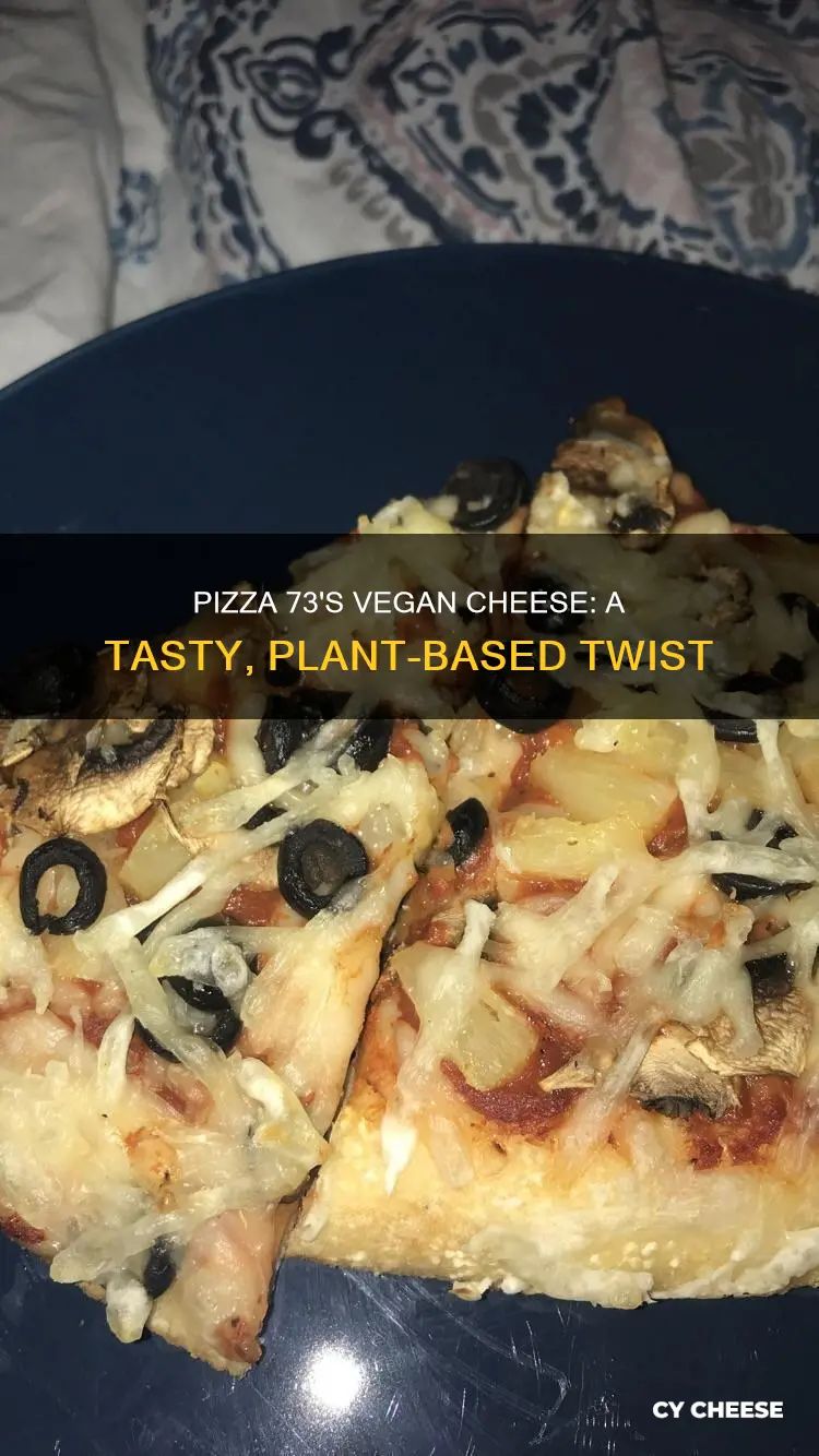 does pizza 73 have vegan cheese