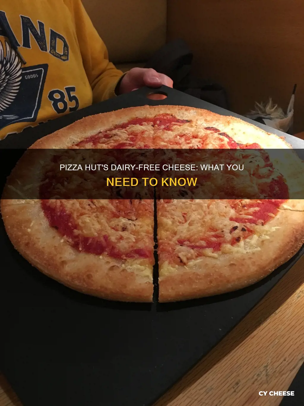 does pizza hut have dairy free cheese