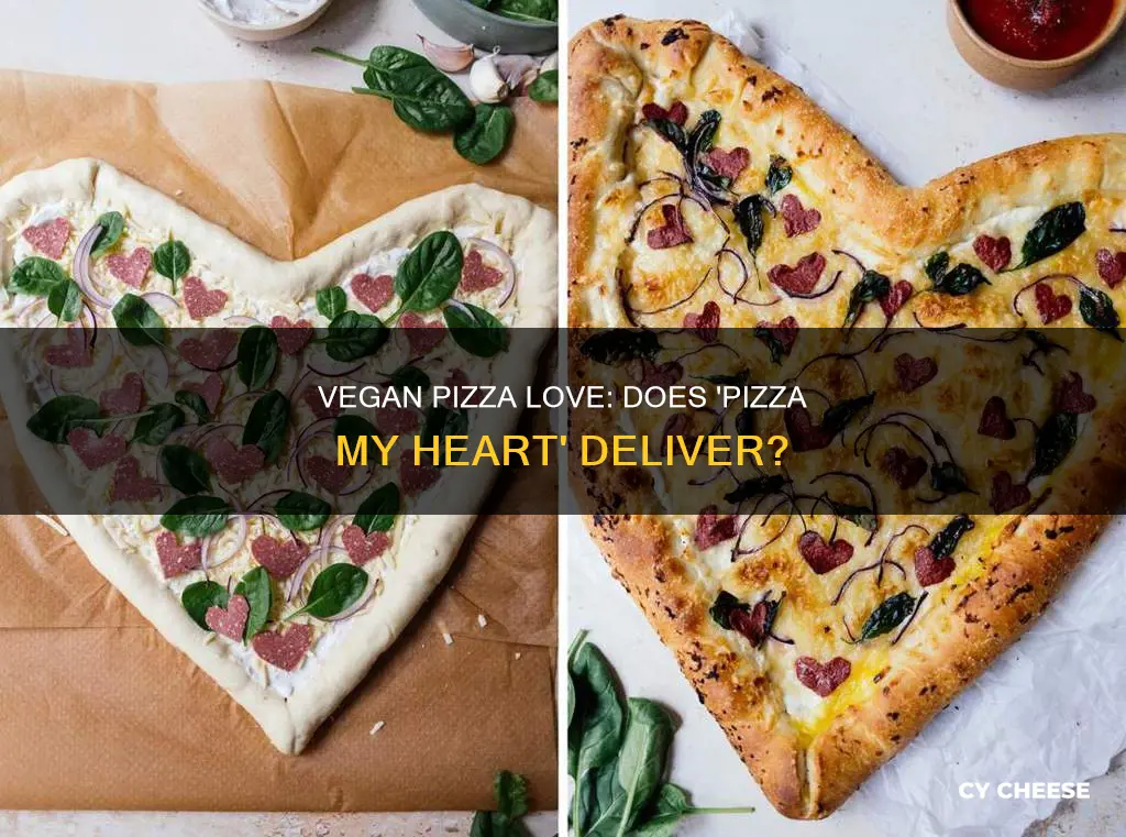 does pizza my heart have vegan cheese