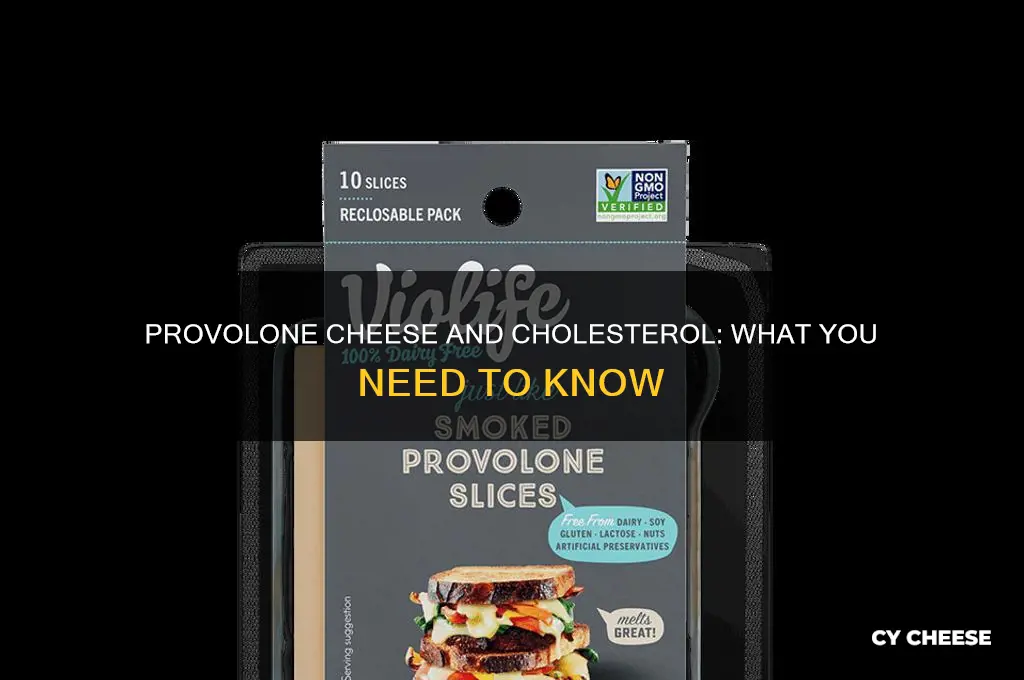 does provolone cheese have cholesterol