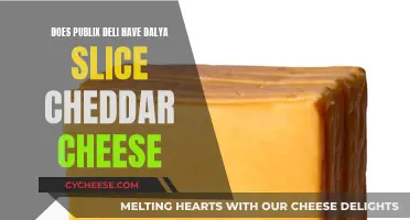 Publix Deli: Offering Sliced Cheddar Cheese and More!