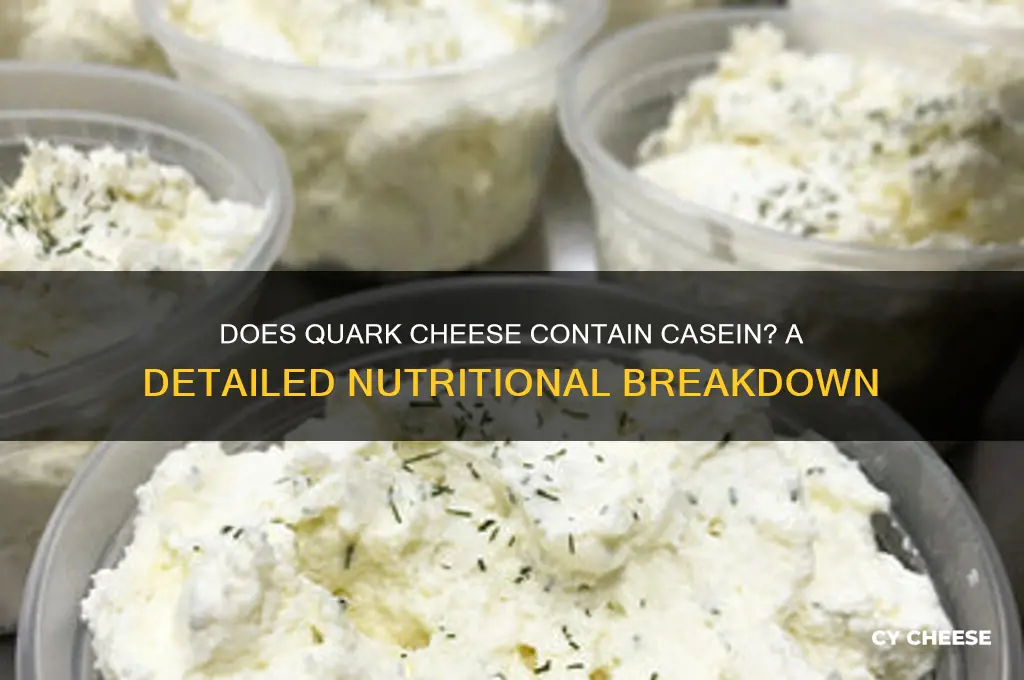 does quark cheese contain casein