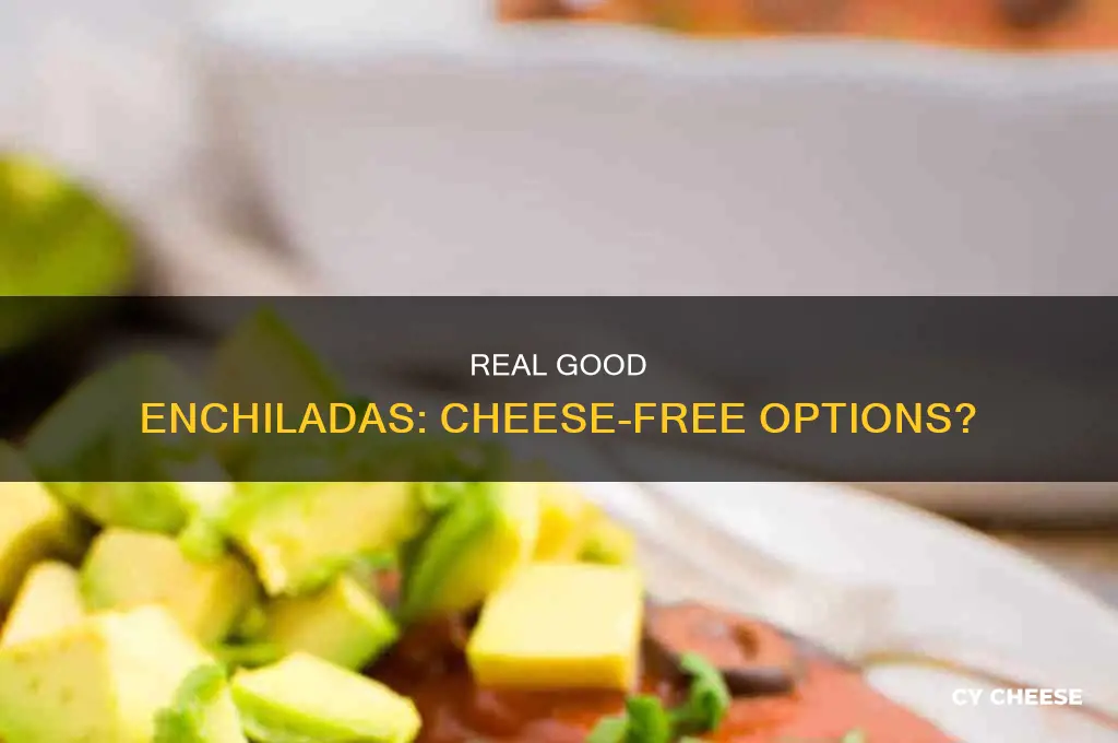does real good enchildas sell any no cheese products