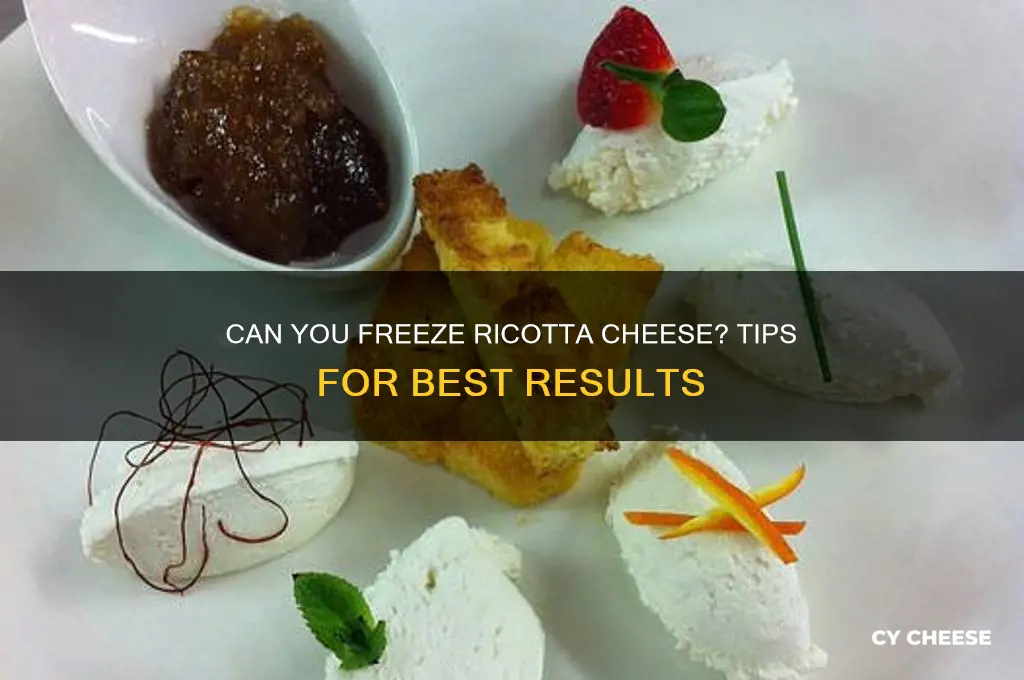 does ricotta cheese freeze well