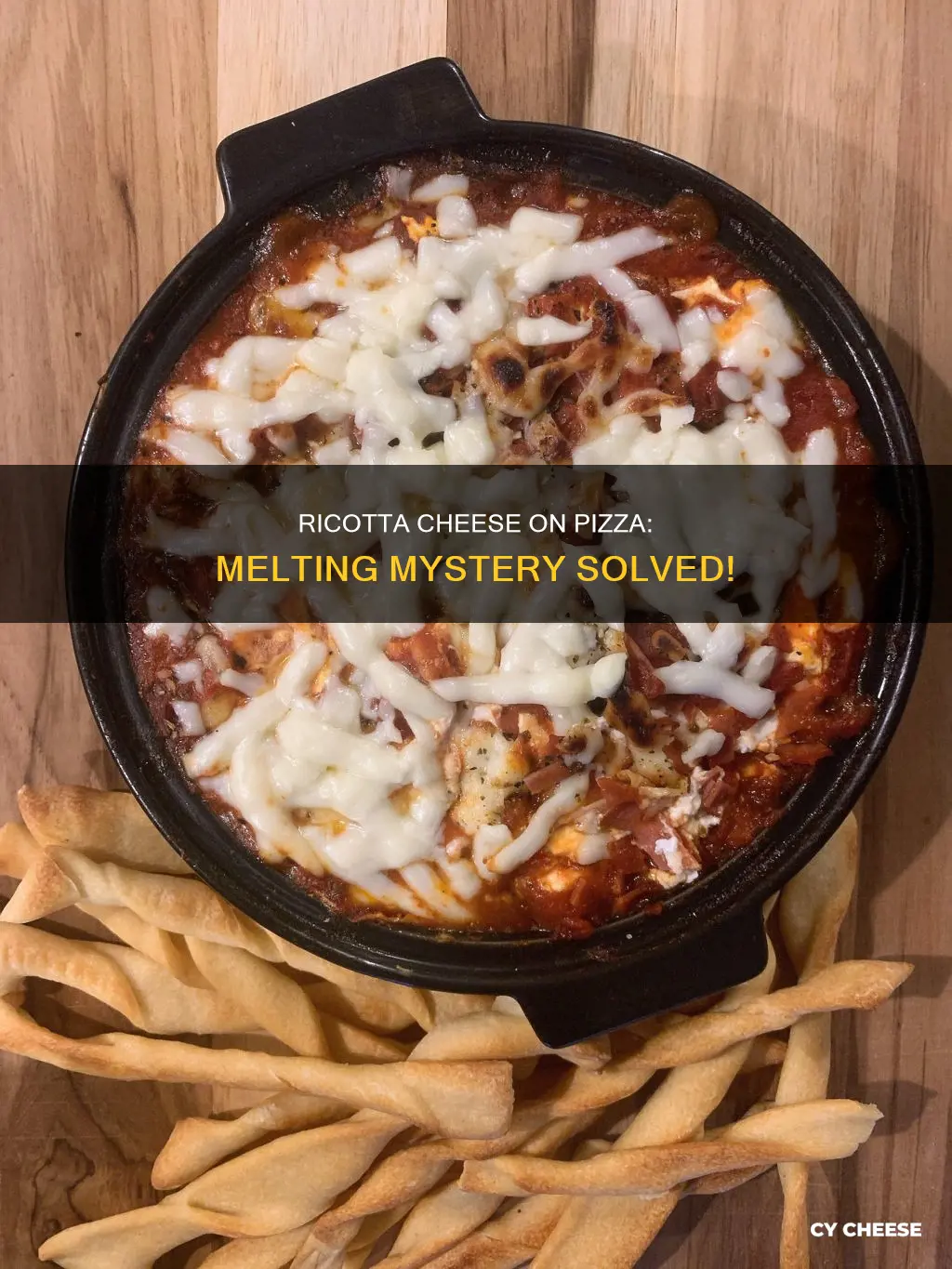 does ricotta cheese melt on pizza