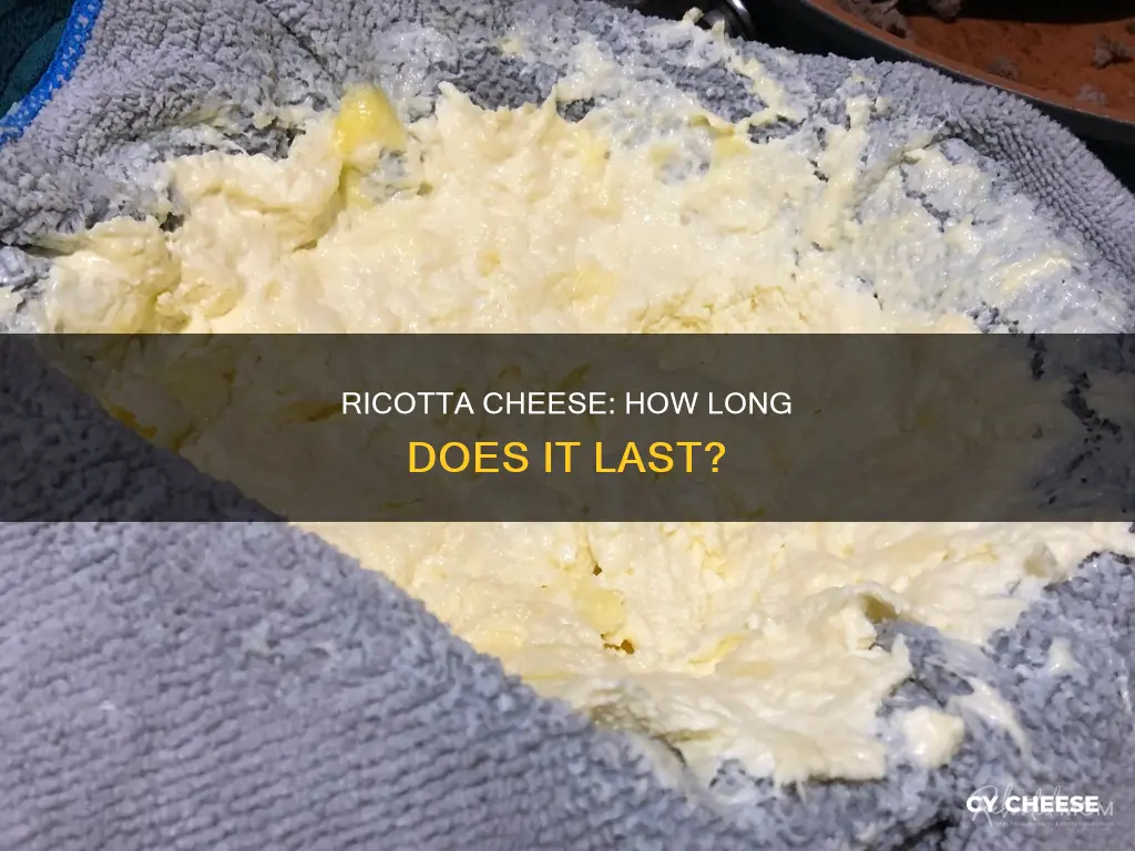 does ricotta cheese need to be used in 7 days