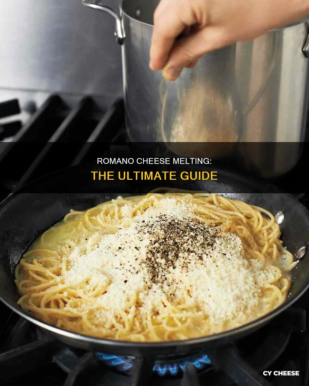 does romana cheese melt