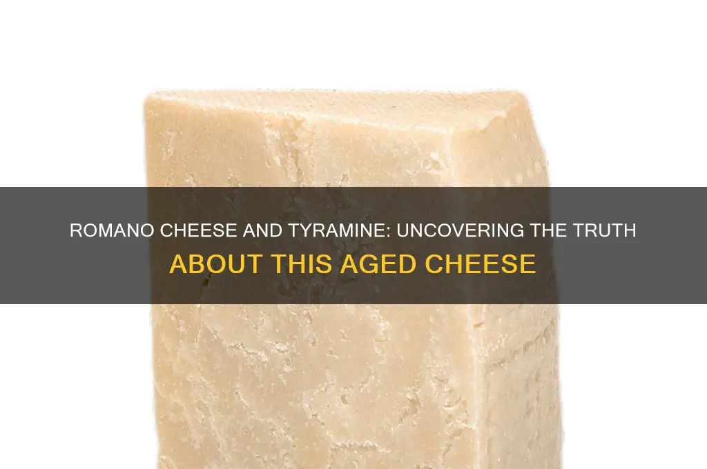 does romano cheese have tyramine