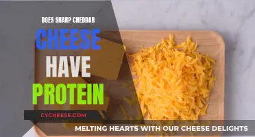 Cheese Nutrition: Unveiling Protein Content in Sharp Cheddar