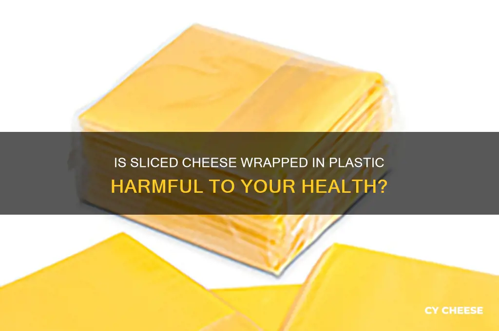 does sliced cheese contain plastic