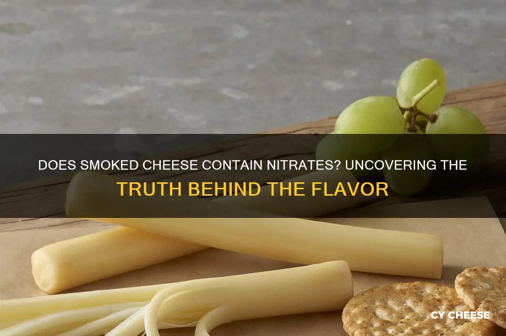does smoked cheese have nitrates