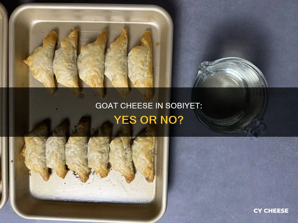 does sobiyet have goat cheese in it