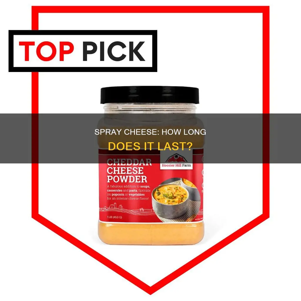 does spray cheese go bad