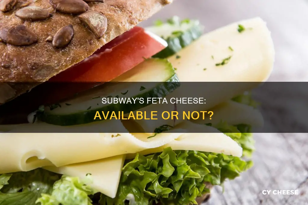 does subway have feta cheese