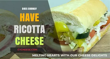 Does Subway Offer Ricotta Cheese? Exploring Menu Options and Availability