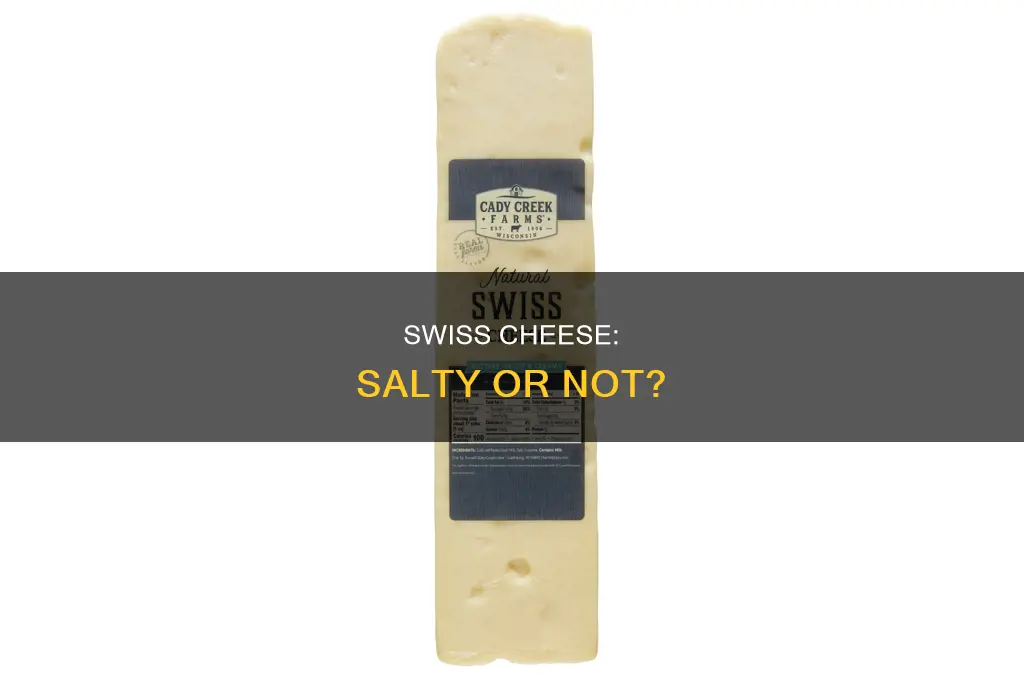 does swiss cheese contain salt