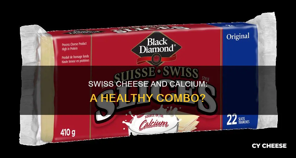 does swiss cheese have calcium