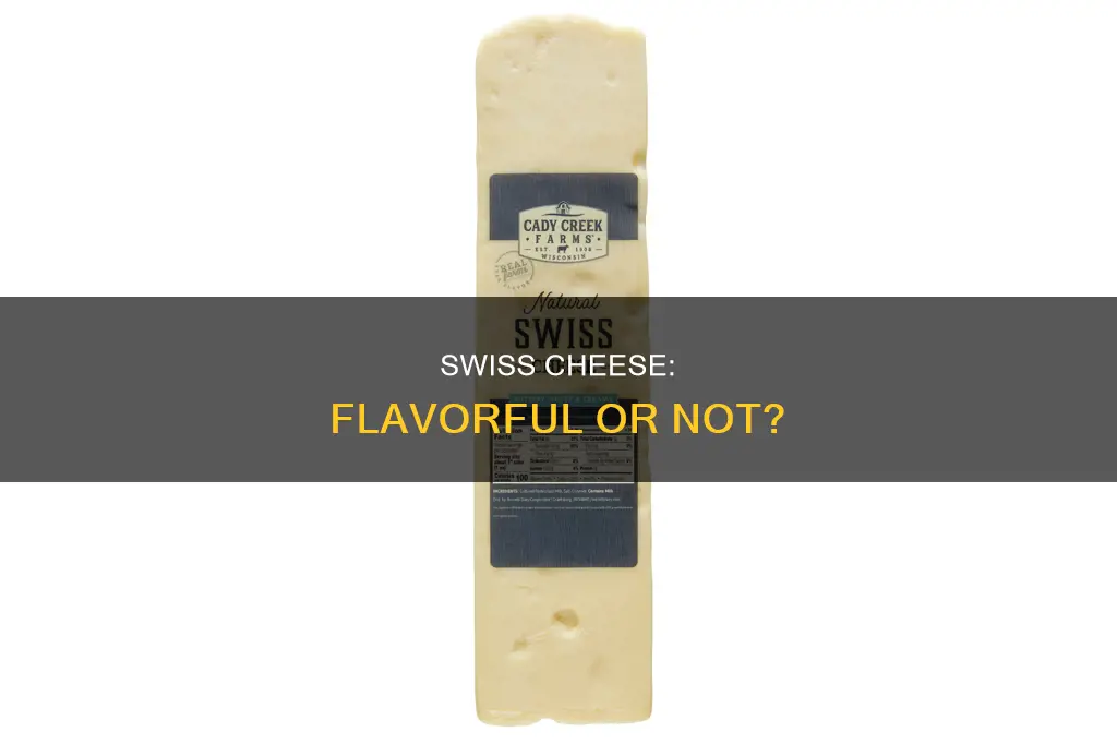 does swiss cheese have flavor