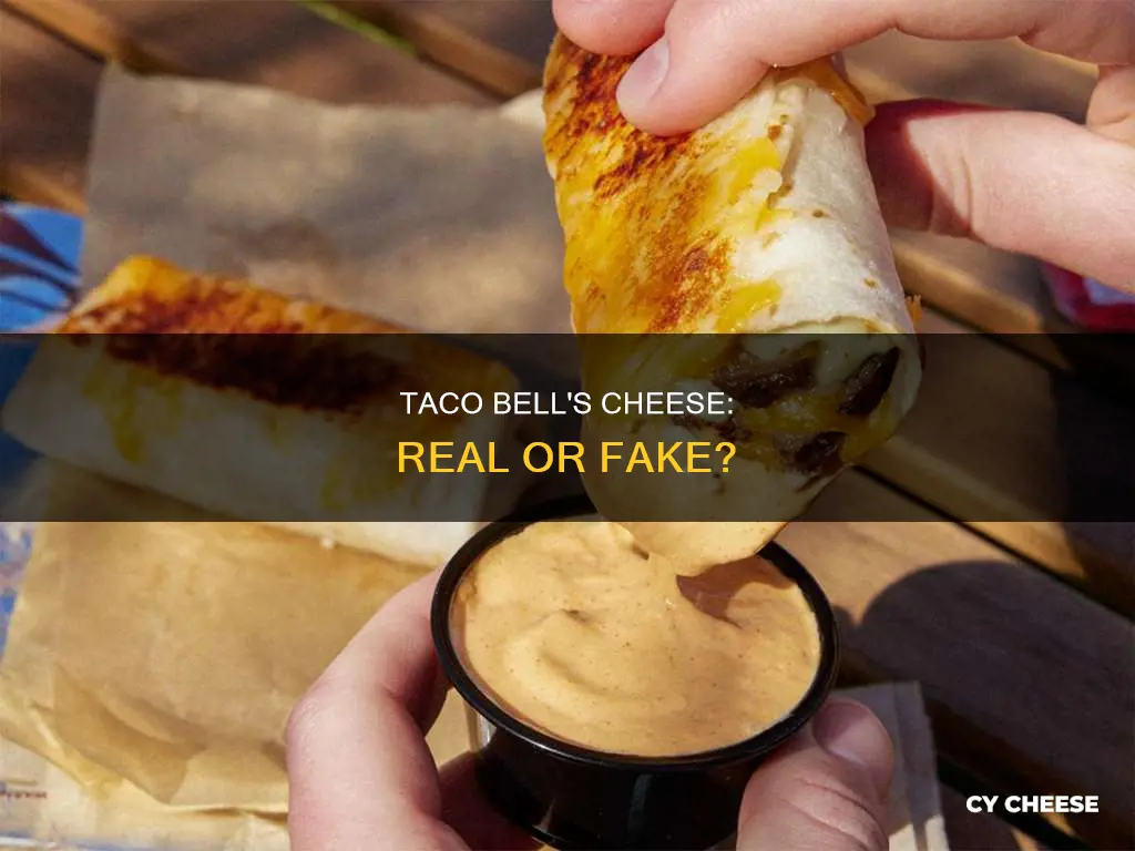 does taco bell put real cheese in tacos