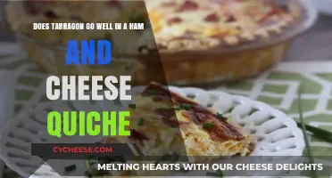 Tarragon Twist: Elevating Ham and Cheese Quiche with Herbal Flair