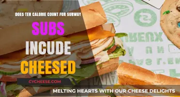 Subway Subs: Does the Calorie Count Include Cheese?